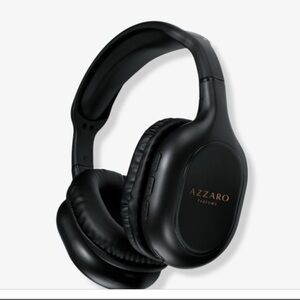 Azzaro wireless headphones Black NIB